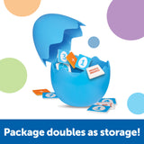Learning Resources Math Scramble, Addition and Subtraction Game for Kids, 87 Piece Maths Game in Storage Egg, Ages 5+