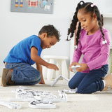 Learning Resources Skeleton Foam Floor Puzzle, 122cm Tall Human Body Learning Toy for Kids, 15 Soft Foam Pieces with Bone Names on Reverse, Educational Anatomy Puzzle for Early Learners