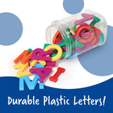 Learning Resources Jumbo Uppercase Magnetic Letters, 40-Piece Set for Early Literacy & Spelling, Large, Easy-to-Handle Alphabet Magnets, Ideal for Whiteboards & Fridges, Ages 3+