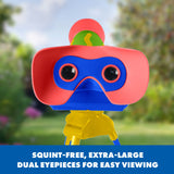 Learning Resources GeoSafari Jr. My First Telescope, Focus-Free Kids Toy Telescope with 9x Magnification, Beginner STEM Toy for Outdoor Exploration, Ages 4+