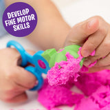 Learning Resources Playfoam Sand Sensory Set, Fine Motor Skill Development and Tactile Play, Never Dries Out, Includes Sensory Bin, Tools, and Playfoam Sand