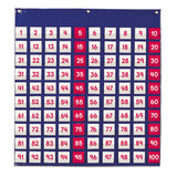Learning Resources Hundreds Pocket Chart, 100 Pockets, Number Recognition & Math Skills, Ages 5+