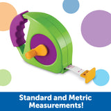 Learning Resources Simple Tape Measure, 1.2m / 4ft, Ages 3+, Easy-to-Use for Early Measurement Skills