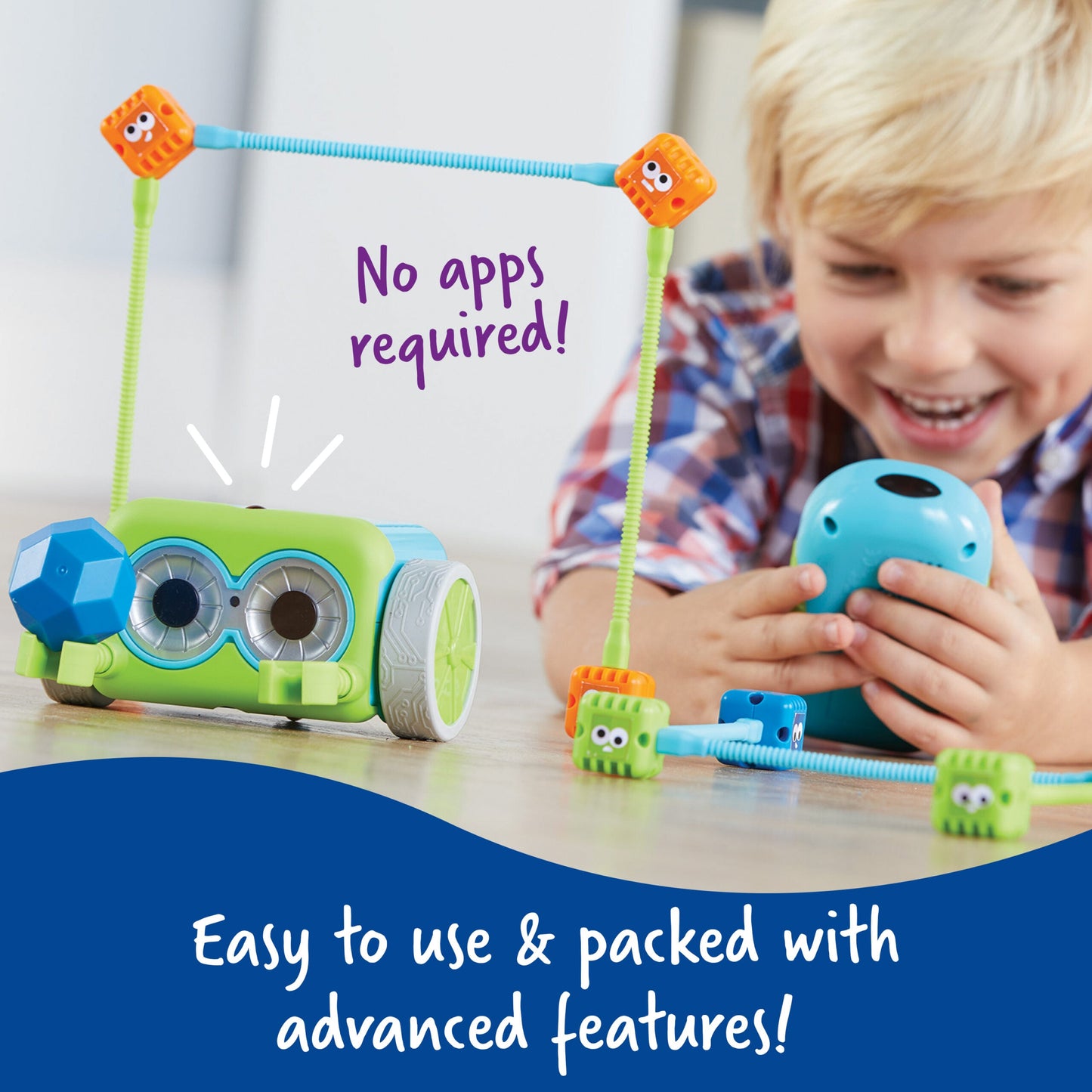Learning Resources Botley the Coding Robot Activity Set, Hands-On Early Coding and STEM Learning for Kids Aged 5+