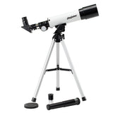 Learning Resources Vega 360 Refractor Telescope, Beginner Telescope for Kids with Precision Optics, 50mm Lens, and Tabletop Tripod, Ideal for Backyard Astronomy and STEM Exploration