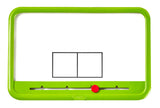 Learning Resources Elkonin Box Magnetic Dry-Erase Board Set, Phonics and Reading Skills Practice, 8 Boards with Built-In Slider, Includes Activity Guide, Ages 3+