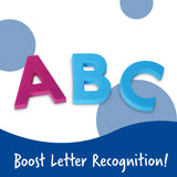 Learning Resources Jumbo Uppercase Magnetic Letters, 40-Piece Set for Early Literacy & Spelling, Large, Easy-to-Handle Alphabet Magnets, Ideal for Whiteboards & Fridges, Ages 3+
