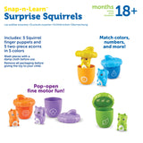 Learning Resources Snap-n-Learn Surprise Squirrels, Toddler Learning Toy for Fine Motor Skills, Number & Colour Recognition, Ages 18 Months+