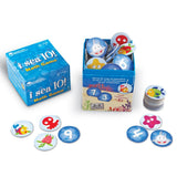 Learning Resources I Sea 10! Math Game, Fun Family Game for Practicing Number Bonds to Ten, Includes 90 Number Cards & 10 Shark Cards, Great Early Math Skills Activity, For Ages 6+, Sea-Themed Container