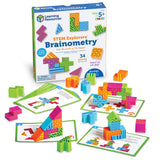 Learning Resources STEM Explorers Brainometry, 34-Piece Shape Puzzle Challenge Set for Kids, Ages 5+