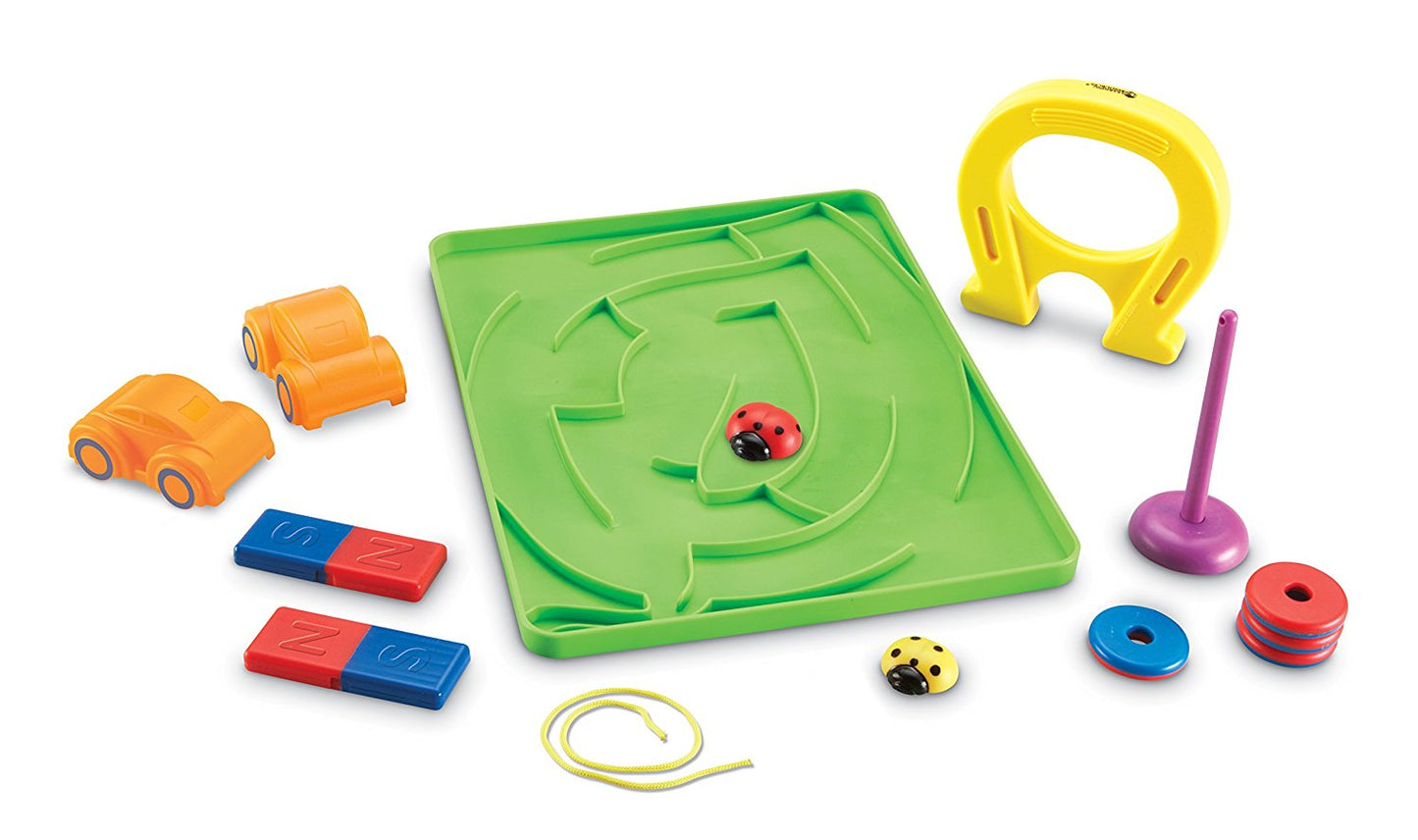 Learning Resources STEM Magnets Activity Set, Hands-On Magnetism Science Kit for Kids, Ages 5+