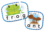 Learning Resources Spelling Puzzle Cards, 20 Self-Correcting Word Puzzles for Preschool and Early Literacy Skills, Ages 4+