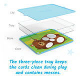 Learning Resources Create Your Play Sensory Tray, Open-Ended Sensory Play & Fine Motor Skill Development, Includes 3-Piece Tray, 14 Cups, 3 Tools & 8 Activity Cards, Easy to Clean, Ages 3+