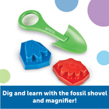 Learning Resources Skill Builders! Dinosaurs, Preschool Dinosaur Learning Set with Fossils, Puzzles, and Activity Book, Ages 4+