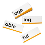 Learning Resources Morphology Wall Card Set, 215 Piece Literacy Resource for Teaching Prefixes, Suffixes, Root and Base Words, Color-Coded with Magnets and Teacher Guide, Ages 7 and Up