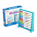 Learning Resources Colour-Changing Abacus, Interactive Math Tool for Kids, Visual Counting, Addition, and Subtraction, Durable Plastic Frame, Includes Activity Guide, Ages 3+