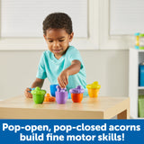 Learning Resources Snap-n-Learn Surprise Squirrels, Toddler Learning Toy for Fine Motor Skills, Number & Colour Recognition, Ages 18 Months+