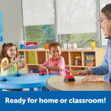 Learning Resources Team Answer Buzzers, Set of 8 Red and Blue Light-Up Buzzers with Unique Sounds, Game Show Buzzers for Team Play, Ages 3+
