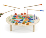 Viga Magnetic Wooden Fishing Game, Montessori Educational Toy, Develops Hand-Eye Coordination, Number Recognition & Motor Skills, Eco-Friendly & Non-Toxic, for Boys & Girls Ages 2+