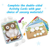 Learning Resources Create Your Play Sensory Tray, Open-Ended Sensory Play & Fine Motor Skill Development, Includes 3-Piece Tray, 14 Cups, 3 Tools & 8 Activity Cards, Easy to Clean, Ages 3+