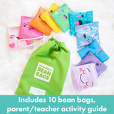 Learning Resources My Feelings Bean Bags, Set of 10 Tactile Emotion Bean Bags, Social Emotional Learning for Kids, Develops Vocabulary, Motor Skills & Sensory Awareness, Includes Activity Guide & Storage Bag, Ages 3+