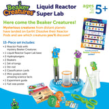 Learning Resources Beaker Creatures Liquid Reactor Super Lab Set, Scientific Exploration and Collectible Surprise Creatures, Ages 5+
