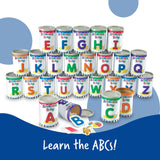 Learning Resources Alphabet Soup Sorters, Hands-On Alphabet & Literacy Learning Set, 208 Pieces, Ages 3+