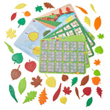 Learning Resources Sensory Leaves Math Activity Set, 36 Leaf-Shaped Counters and 10 Activity Cards, Early Math and Pattern Play, Made from 100 Percent Recycled Plastic, Ages 3+