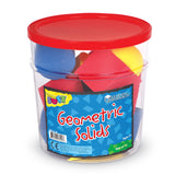 Learning Resources Hands-On Soft Geosolids, Soft Foam 3D Shapes, Set of 12, Ages 5+, Geometry Practice for Kids