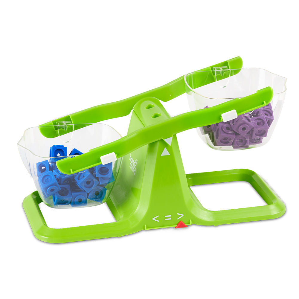 Learning Resources Nestable Bucket Balances (Set of 4), Math Manipulative Scale for Learning Weight, Volume, and Equivalency, Ideal for Kids Aged 3+