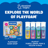 Learning Resources Playfoam Combo 8-Pack, Mess-Free Sensory Play Foam, Never Dries Out, Includes Classic and Sparkle Colors for Creative Play