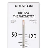 Learning Resources Giant Classroom Thermometer, 76cm Wall-Mountable Indoor/Outdoor Thermometer with Celsius & Fahrenheit Scales, Durable, Break-Resistant Design, For Kids Ages 6+