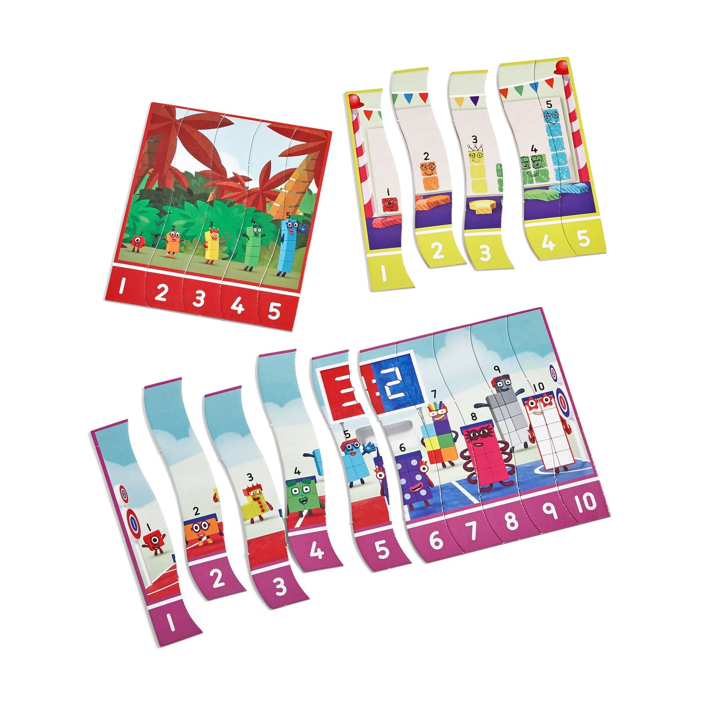 Learning Resources Numberblocks Sequencing Puzzle Set, Learn to Sequence Numbers 1 to 20, Educational Jigsaw Puzzles for Early Math Skills, Officially Licensed Learning Resources